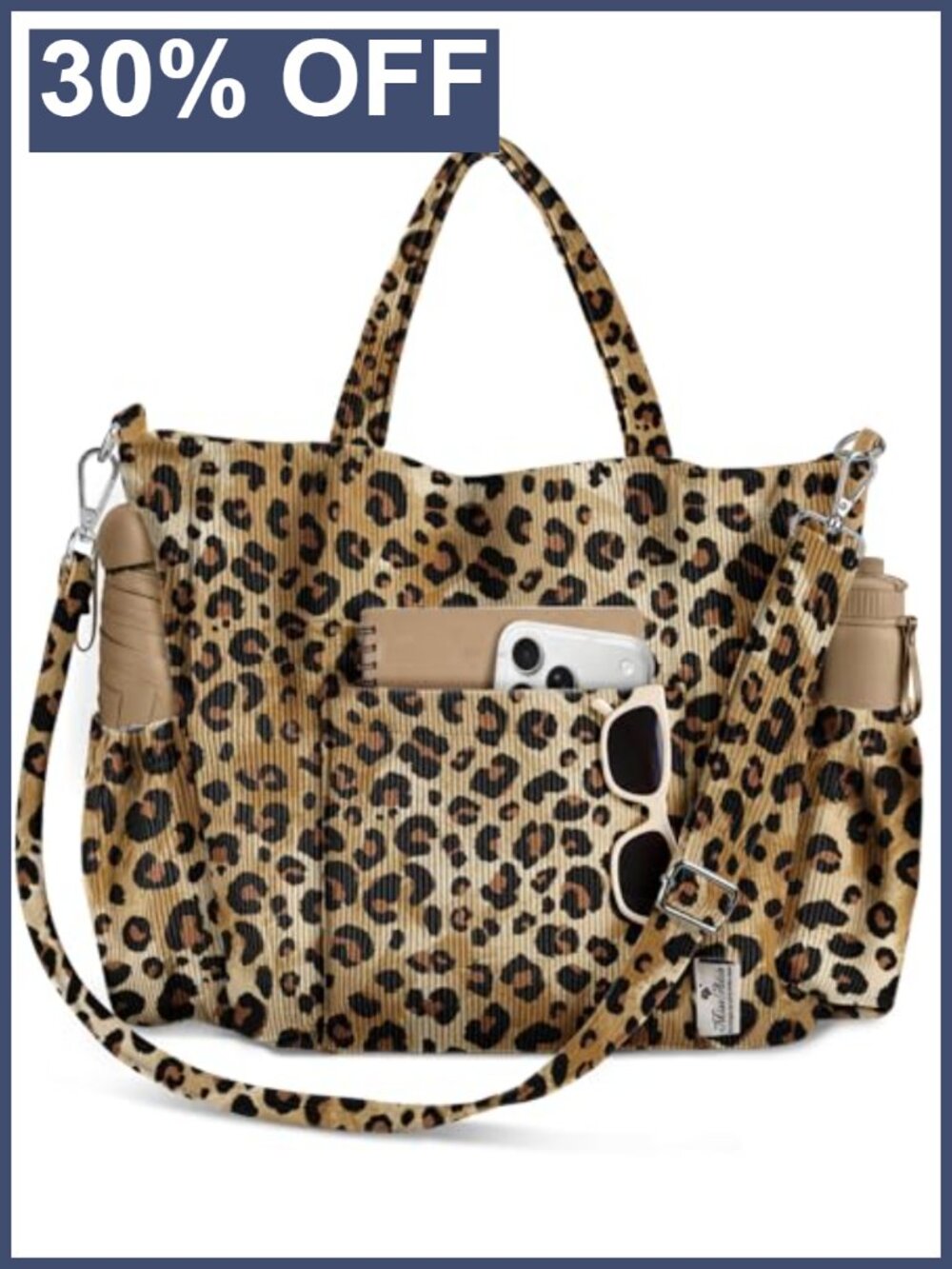 Corduroy Crossbody Tote Bag for Women Satchel Travel Work Bag